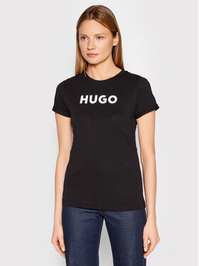 Hugo Hugo T-särk 50473813 Must Slim Fit