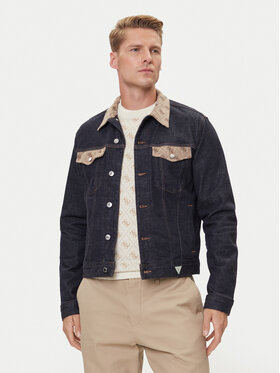 Guess Guess Μπουφάν μεταβατικό 177333 Μπλε Classic Fit
