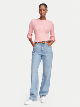 Tommy Hilfiger Tommy Hilfiger Džemperis WW0WW44993 Gaiši rozā Regular Fit