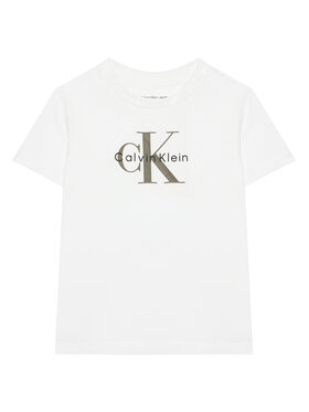 Calvin Klein Jeans Calvin Klein Jeans T-shirt Monogram IN0IN00334 Bijela Regular Fit