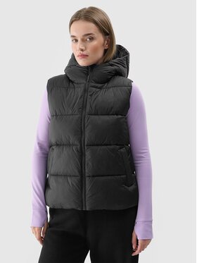 4F 4F Športová vesta 4FWAW24TVJAF141-20S Čierna Regular Fit
