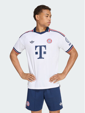 adidas adidas Koszulka techniczna 171352 Biały Slim Fit