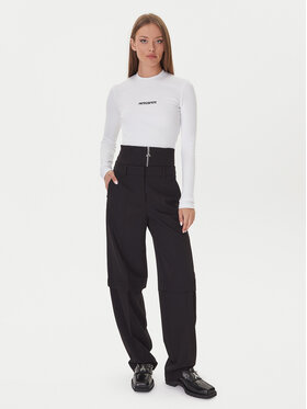 Patrizia Pepe Patrizia Pepe Блуза 2M4512/J355-W103 Бял Regular Fit