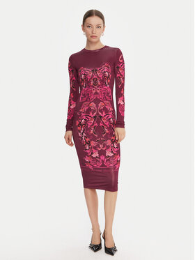 Versace Jeans Couture Versace Jeans Couture Ежедневна рокля 79HAO9P0 JS524 Виолетов Slim Fit