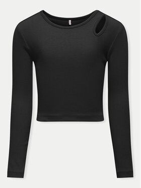 Kids ONLY Kids ONLY Bluse Nessa 15302417 Schwarz Slim Fit