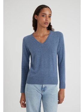 Style Republic Style Republic Sweter Kaszmir Niebieski Comfort Fit