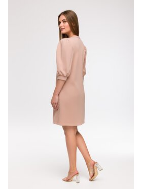 BeWear BeWear Letní šaty B291 Hnědá Comfortable Fit