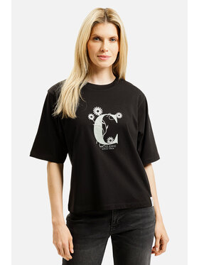 Cross Jeans Cross Jeans T-Shirt 56217-020 Czarny Regular Fit