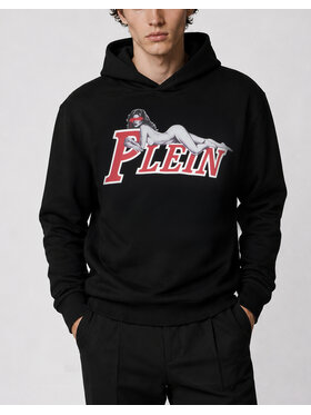 PHILIPP PLEIN PHILIPP PLEIN Bluza 31685 Czarny Regular Fit