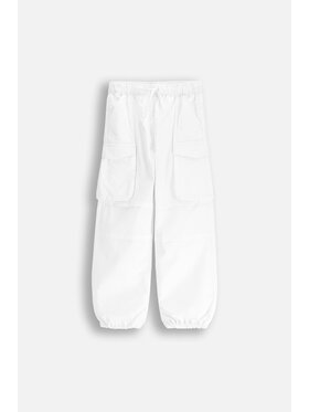 Coccodrillo Coccodrillo Spodnie materiałowe WC5119101RGJ-001 Biały Regular Fit