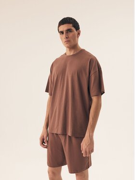 Henderson Henderson Pyžamo 42794 Hnedá Regular Fit