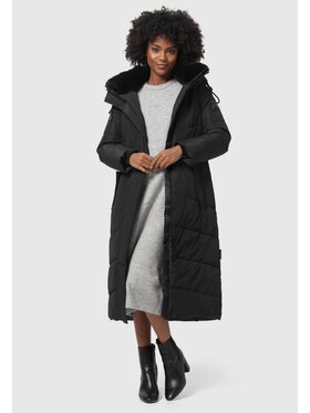 Navahoo Navahoo Kurtka zimowa Hingucker Czarny Casual Fit