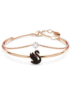 Swarovski Swarovski Bransoletka Swan 5678048 Różowe złoto