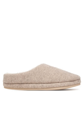 Tommy Hilfiger Tommy Hilfiger Papuče Th House Shoe Flannel FW0FW09699 Bež