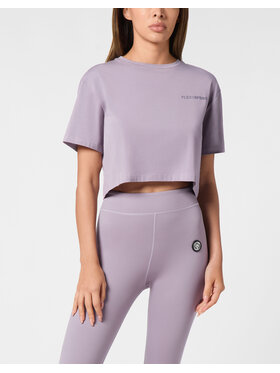 Plein Sport Plein Sport Tričko 22409 Fialová Regular Fit