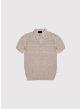 Pako Lorente Pako Lorente Polo P25SF-TX-011 Beżowy Classic Fit