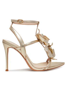 TWINSET TWINSET Sandály 251TGT102 Zlatá