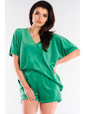 Awama Awama Szorty A418 Zielony Basic Fit