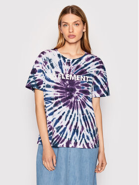 Element Element T-Shirt Logo W3SSB7 Kolorowy Regular Fit