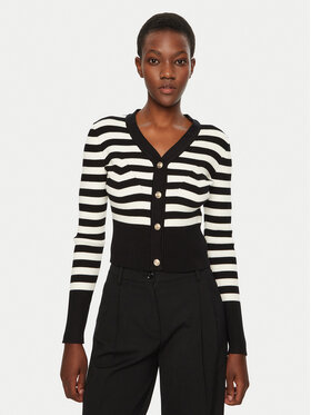 Fracomina Fracomina Cardigan FS24WT8005K459N8 Negru Slim Fit