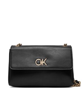 Calvin Klein Calvin Klein Handtasche Re-Lock Ew Conv Crossbody K60K611084 Schwarz