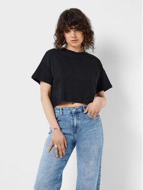 Noisy May Noisy May T-Shirt Alena 27023863 Schwarz Cropped Fit