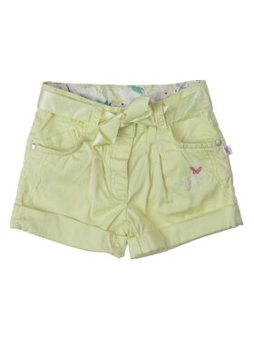 Kanz Kanz Szorty materiałowe 1434025-4013 Żółty Basic Fit