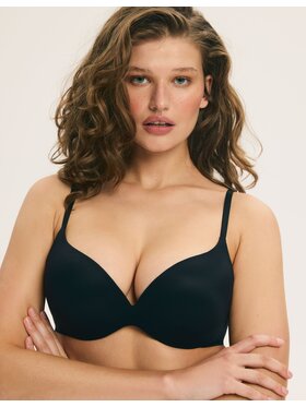 Esotiq Esotiq Biustonosz push-up 45883 Czarny