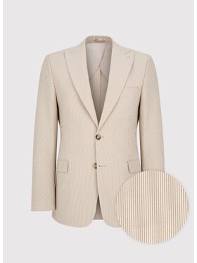 Pako Lorente Pako Lorente Marynarka P25SF-3G-024 Beżowy Slim Fit