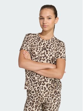 adidas adidas Koszulka techniczna 165383 Beżowy Regular Fit
