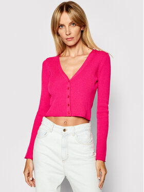Kontatto Kontatto Kardigán 3M7263 Ružová Slim Fit