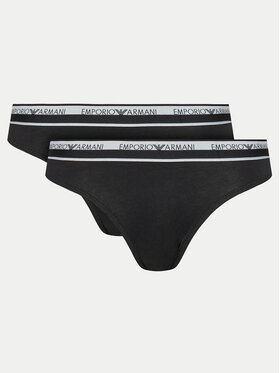 Emporio Armani Underwear Emporio Armani Underwear Set 2 perechi de chiloți brazilieni 163334 4R227 00020 Negru