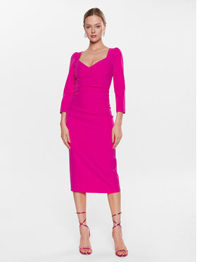 Nissa Nissa Igapäevane kleit RZ13994 Roosa Slim Fit
