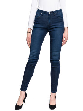 Lee Lee Jeansy SCARLETT HIGH Niebieski Skinny Fit