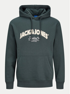 Jack&Jones Majica Dugih Rukava Bronx 12262919 Zelena Regular Fit