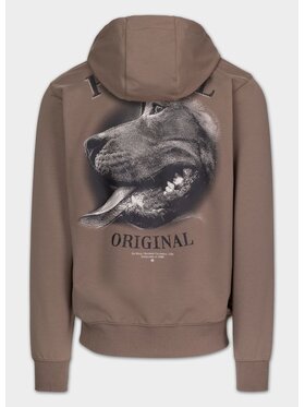 PITBULL PITBULL Bluza MIDNIGHT Brązowy Regular Fit