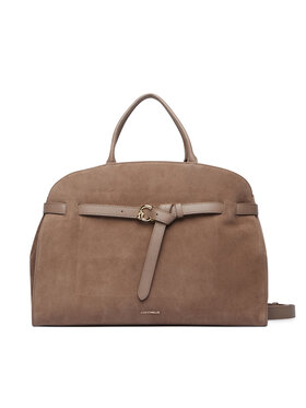 Coccinelle Coccinelle Ročna torba TLB Coccinellesabine Suede Bi E1 TLB 18 01 01 Temno bež