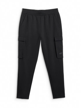 4F 4F Spodnie dresowe ESSENTIAL 2 Czarny Slim Fit
