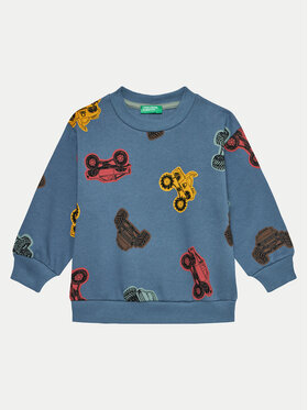 United Colors Of Benetton United Colors Of Benetton Felpa 3J4EG10GK Blu Regular Fit