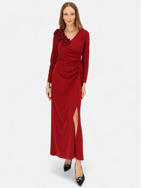 L’AF L’AF Sukienka wieczorowa Mara Bordowy Regular Fit
