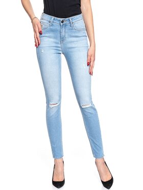 Lee Lee Jeansy SCARLETT HIGH Niebieski Skinny Fit