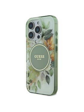 Guess Guess Etui na telefon Apple iPhone 16 Pro Zielony