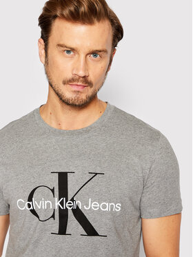 Calvin Klein Jeans Calvin Klein Jeans T-krekls J30J320935 Pelēks Slim Fit