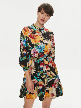 Vero Moda Vero Moda Hemdkleid Siw Cari 10300381 Schwarz Regular Fit