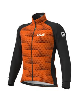 Alé Cycling Alé Cycling Kurtka outdoor Solid Sharp Pomarańczowy Regular Fit