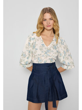 BIZUU BIZUU Body FLORES Biały Standard Fit