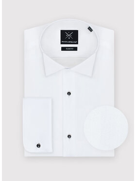 Pako Lorente Pako Lorente Koszula P000B-1X-165 Biały Slim Fit