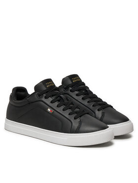 Tommy Hilfiger Tenisice Icon Court Sneaker Flag FW0FW08327 Crna