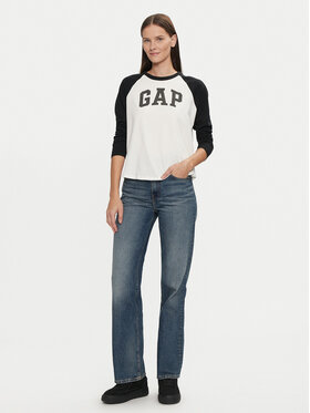 Gap Majica 534389-03 Crna Relaxed Fit