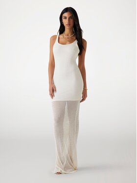 Guess Guess Sukienka codzienna 176433 Biały Classic Fit